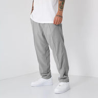 LOOSE FIT LINEN JOGGER PANTS - GRAY