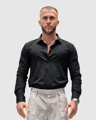 Men’s Black Formal Dress Shirt