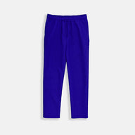 LOOSE FIT RIBBED TROUSER - ROYAL BLUE