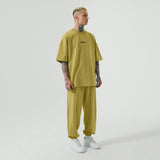 Zapped Oversize T-Shirt & Jogger Pant Cord Set - Olive