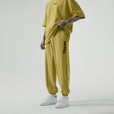 Zapped Oversize T-Shirt & Jogger Pant Cord Set - Olive