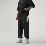 Zapped Oversize T-Shirt & Jogger Pant Cord Set - Black