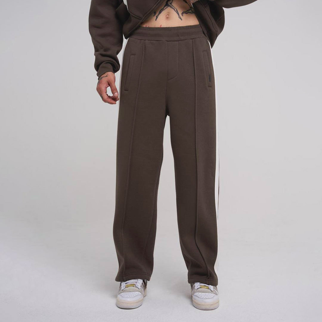 Strip Basic Baggy SweatPant - Brown