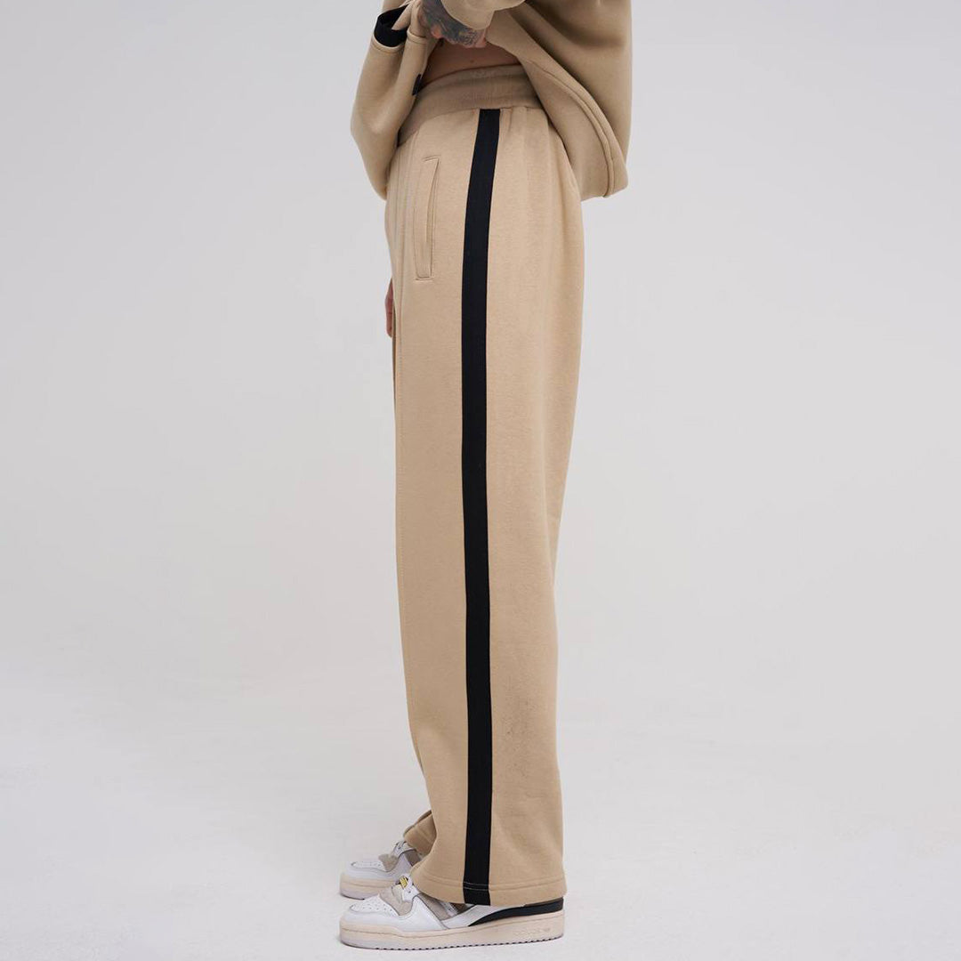 Strip Basic Baggy SweatPant - Beige