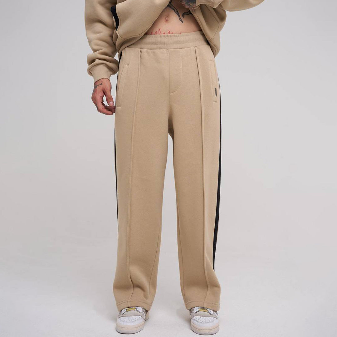 Strip Basic Baggy SweatPant - Beige