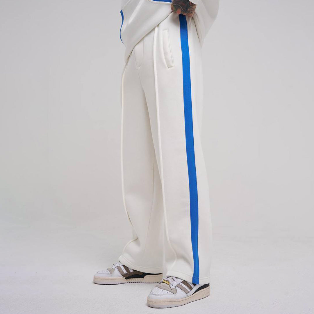 Strip Basic Baggy SweatPant - White