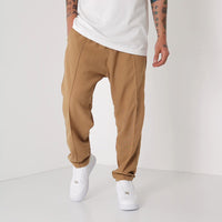 LOOSE FIT LINEN PANTS - CAMEL