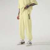 Zapped Oversize T-Shirt & Jogger Pant Cord Set - Yellow