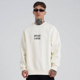 Nothing Impossible Drop Shoulder Sweatshirt - Beige