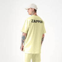 OVERSIZE CREW NECK COTTON T-Shirt - LEMON