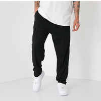 LOOSE FIT LINEN PANTS - BLACK