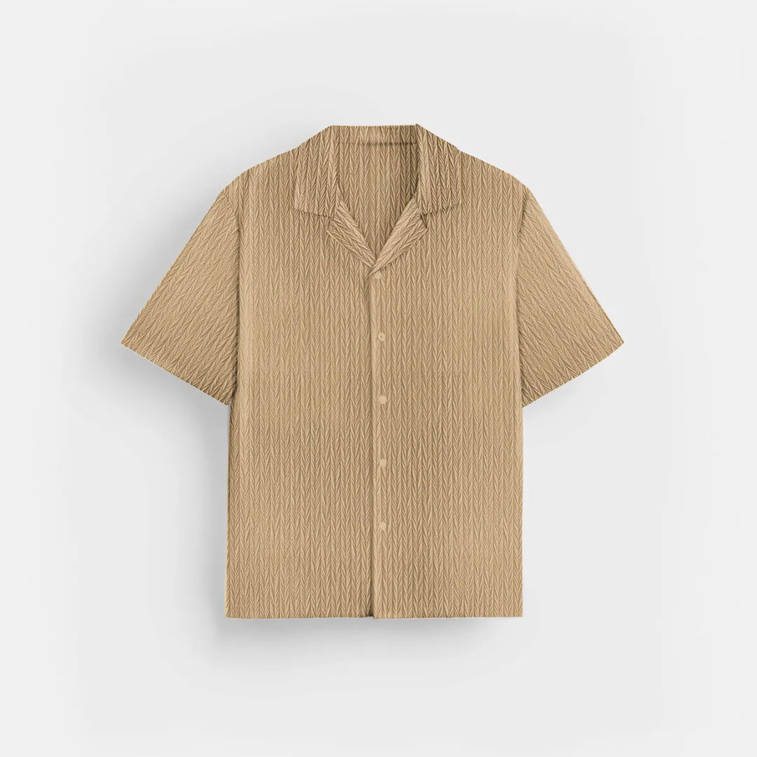 OVERSIZE STRUCTURED SHIRT - BIEGE