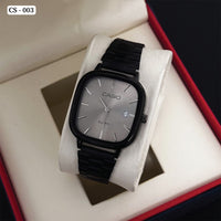 CS Quartz Watch Black Gray - 003