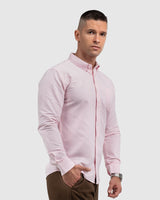 Men’s Light Pink Oxford Button-Down Shirt