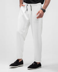 MEN’S CREAM RELAXED-FIT JOGGER PANTS