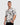 Men’s White & Black Floral Print Shirt