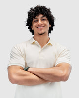 Men’s Cream Polo T-Shirt