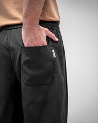 MEN’S BLACK RELAXED-FIT JOGGER PANTS
