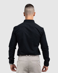 Men’s Black Oxford Button-Down Shirt