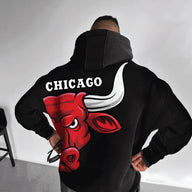 BULLS HOODIE - BLACK
