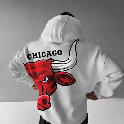 BULLS HOODIE - WHITE