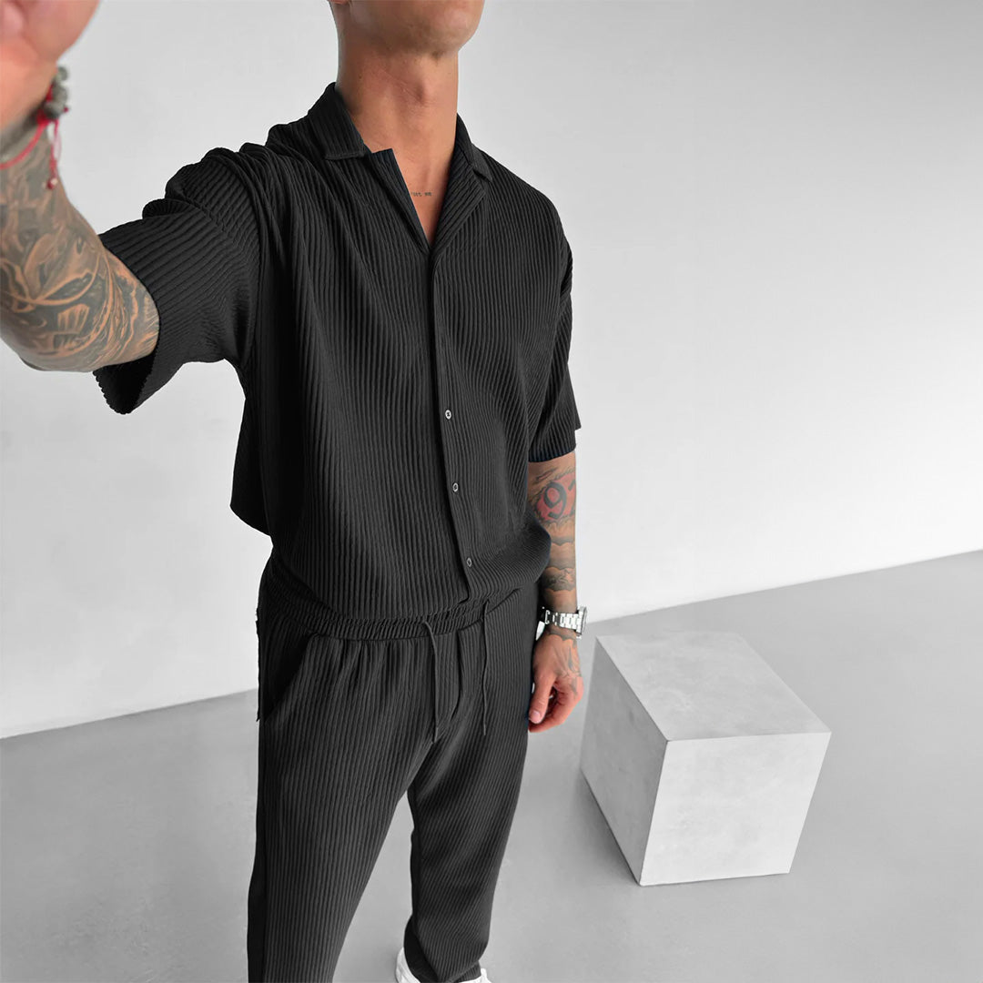トップス ESSAY OVERSIZED OPEN COLLAR SHIRT Open Collar Shirt | Short Sleeve | UNIQLO US