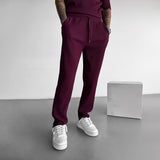 Oversized Quarter Sleeve  O Neck T-Shirt & Trouser Set - Port Royal